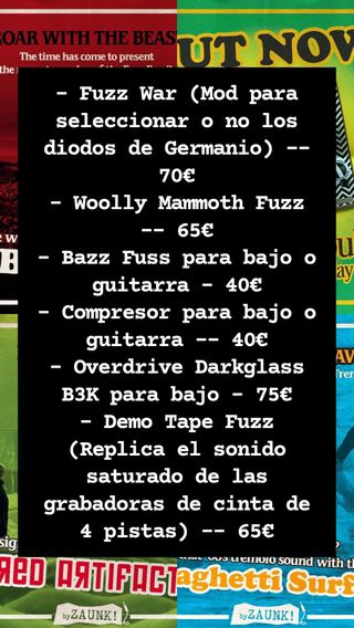 DBA Fuzz War Clone – Pedal de guitarra