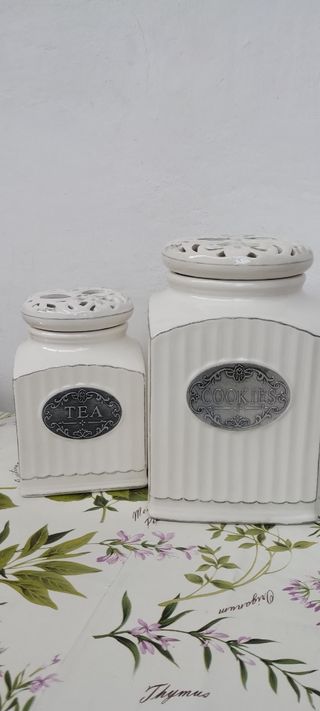 Set barattoli Riverdale thè biscotti