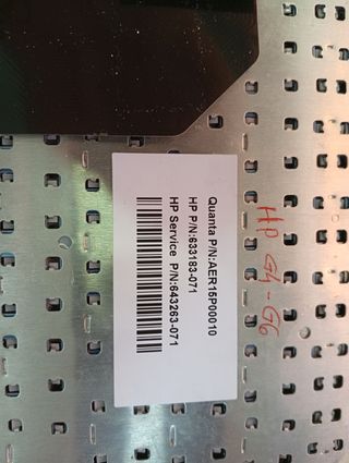 Teclado portátil HP