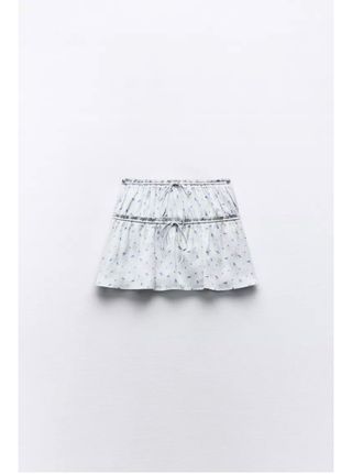 Falda Zara XL - Azul - Nueva con etiqueta