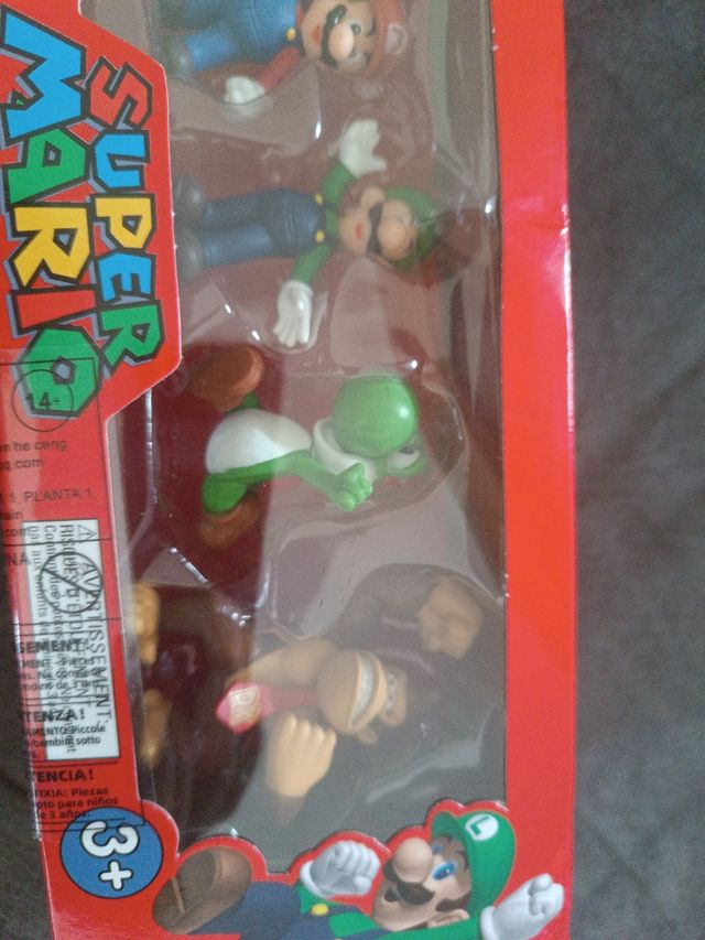 6 Muñecos Super Mario