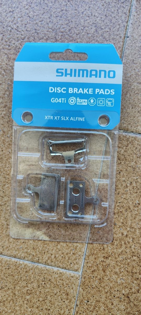 Pastillas Shimano G04Ti - Metálicas Titanio Nuevas