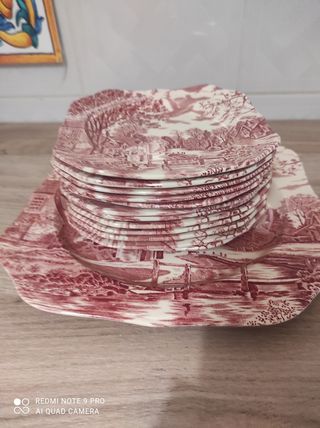 Servizio da dolce inglese x12 nuovo 