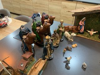 Belén navideño  , mas de 25 figuras