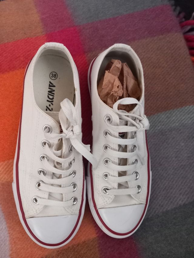 Zapatillas Andy.Z blancas - talla 38