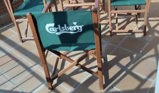 Sillas plegables Carlsberg. Lo