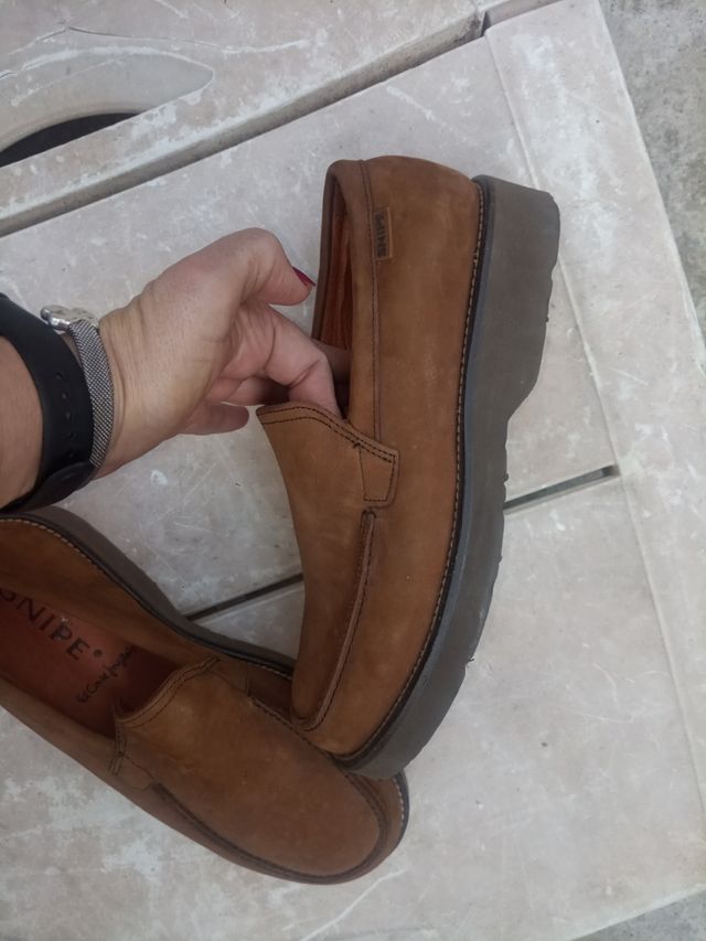 Mocasines Cape marrón vintage, talla 39