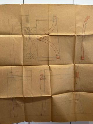 Plano Silla Isabelina - Papel Estraza