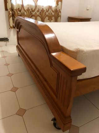 Cama matrimonio madera maciza