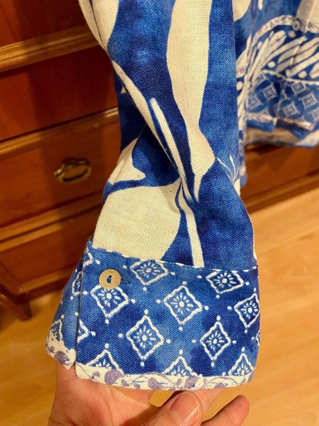 Camisa Zara petalos flores