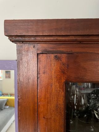 Armadio legno antico stile coloniale