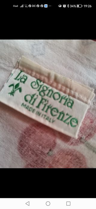 Tovaglia cotone La Signoria di Firenze
