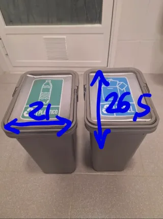 Cubos reciclaje Ikea - 2uds.