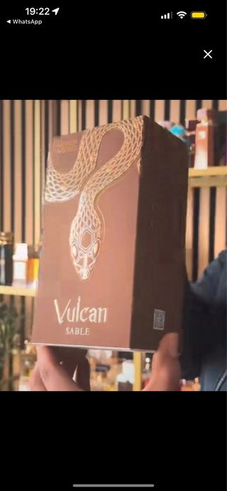 Vulcan Sable Perfume - Perfume marrón dorado