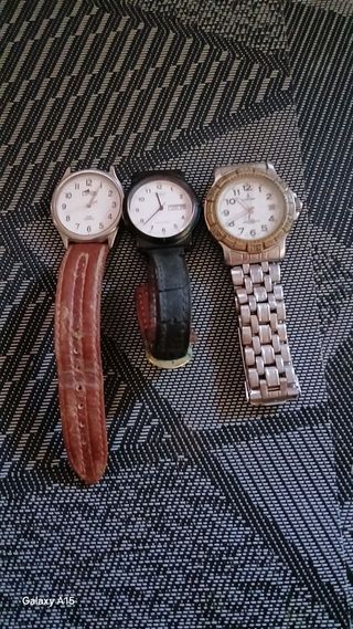 3 Relojes Lotus , casio, calypso