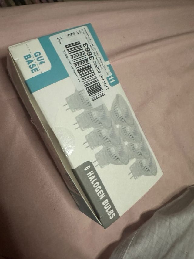 8 Bombillas Halógenas GU4