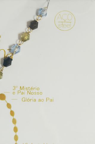 Rosario/collar Nuestra Señora de Fátima 