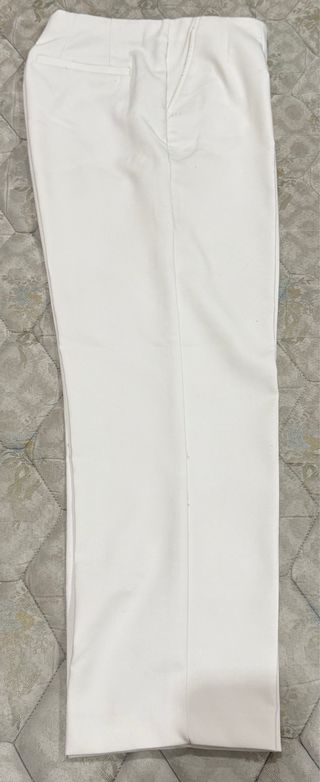 Pantalón blanco recto