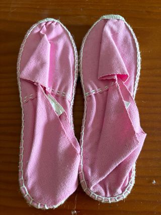 Alpargatas rosa