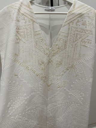 Vestido Zara blanco