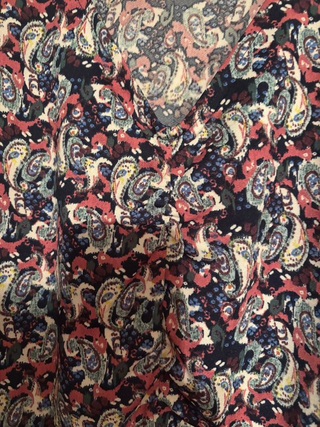 Vestido largo estampado