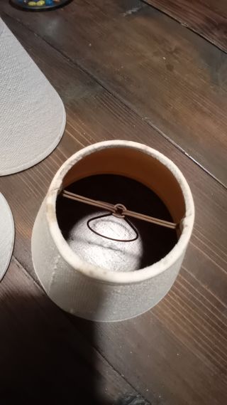 3 Paralumi Beige - 14x7 cm h 11 cm