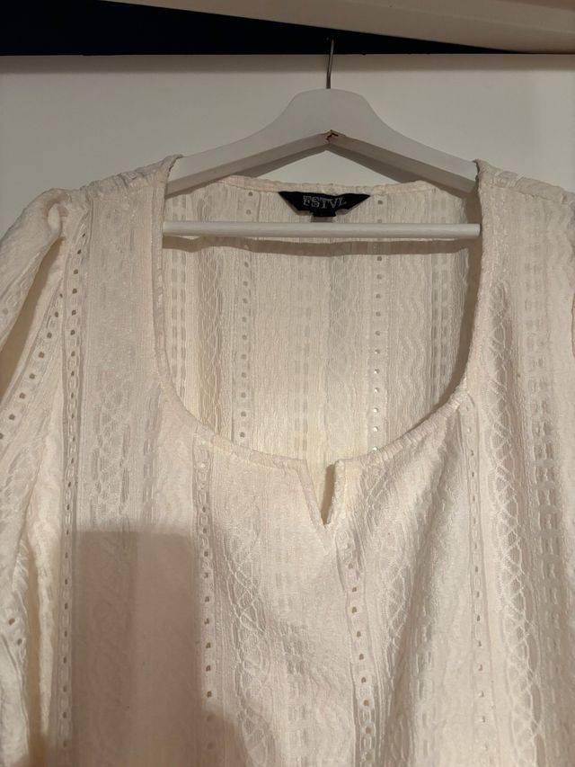 Blusa blanca PSTVL - Talla L