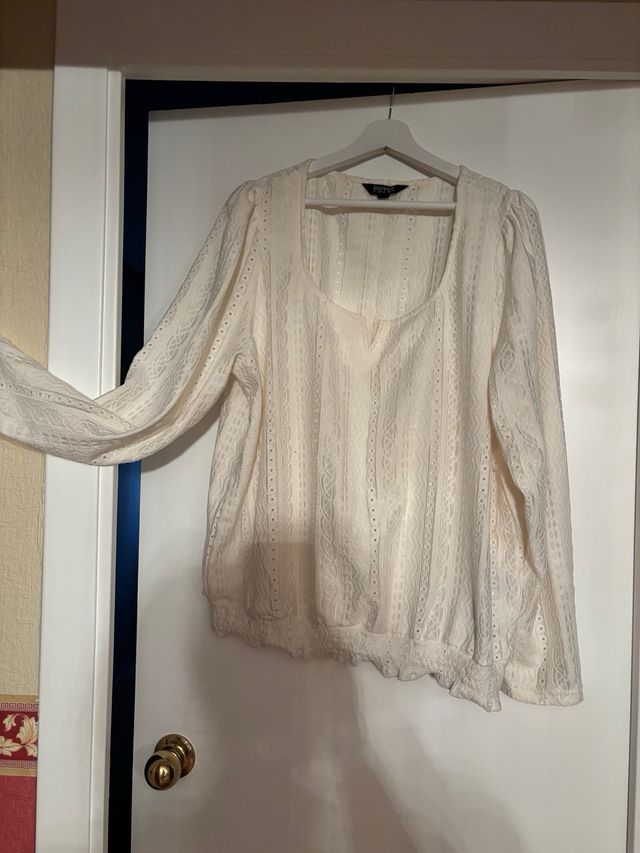 Blusa blanca PSTVL - Talla L