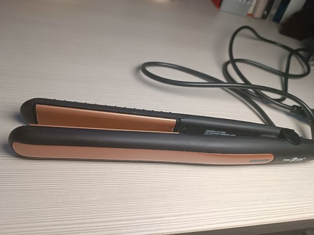 Piastra capelli TEK - ONE nera e oro