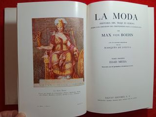 LA MODA ,  MAX VON BOEHN , SALVAT, 12 TOMOS