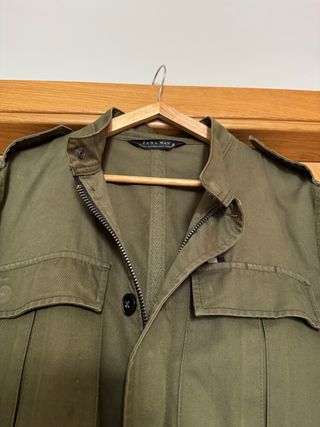 Chaqueta Zara Hombre Verde militar