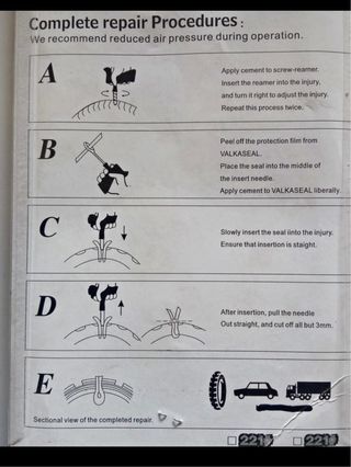 Kit Reparacion Neumáticos