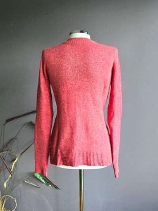 Jersey rojo de punto elástico