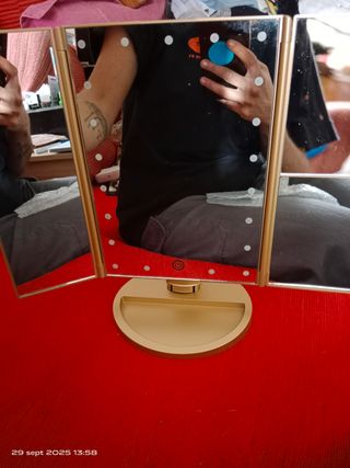 Espejo Maquillaje Boston Tech 3X