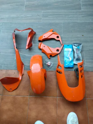 Kawasaki ER6N naranja SEVENDE ER6N