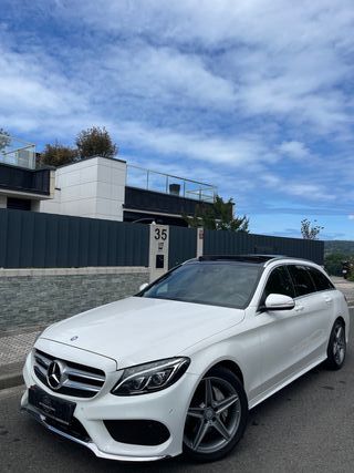 Mercedes Benz C220d AMG TECHO+CAMARA+BOLA REMOLQU