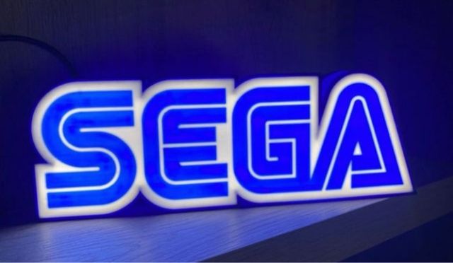 Cartel luminoso Sega