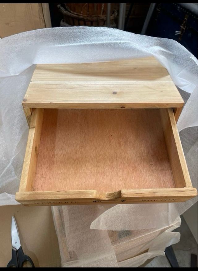 Mini cajonera madera 4 cajones
