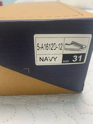Zapatillas lona niño - Azul marino - Nº 31
