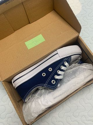 Zapatillas lona niño - Azul marino - Nº 31