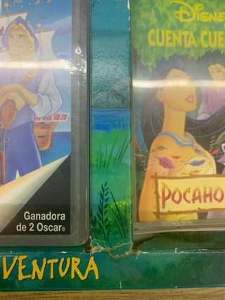 Pack VHS Pocahontas Disney: Vídeo + Cuento