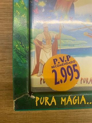 Pack VHS Pocahontas Disney: Vídeo + Cuento