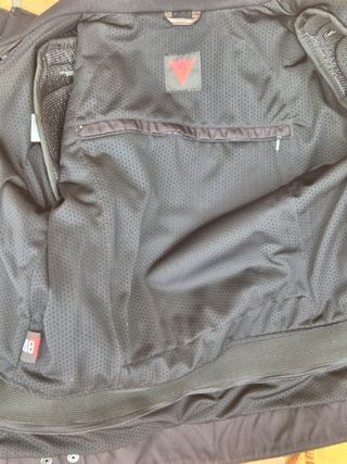 Chaqueta moto cuero marrón