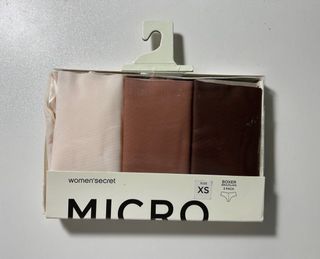 6 tangas microfibra women'secret XS sin estrenar