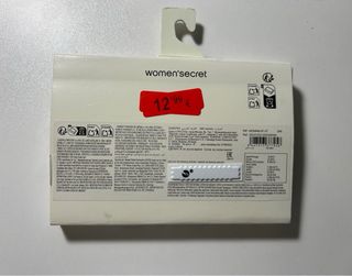 6 tangas microfibra women'secret XS sin estrenar