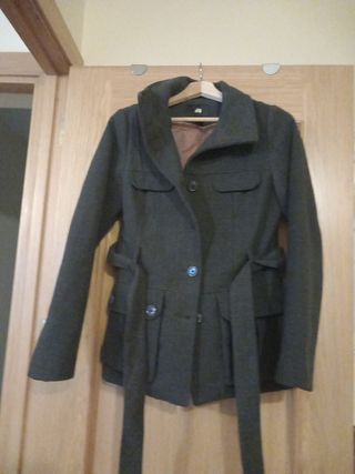Gabardina H&M verde oliva
