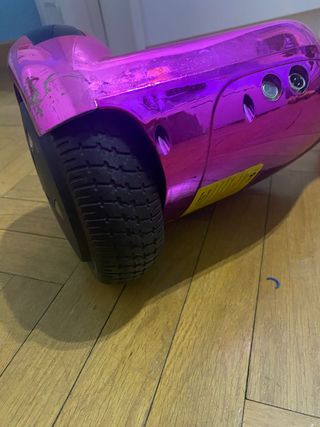 Hoverboard metalizado
