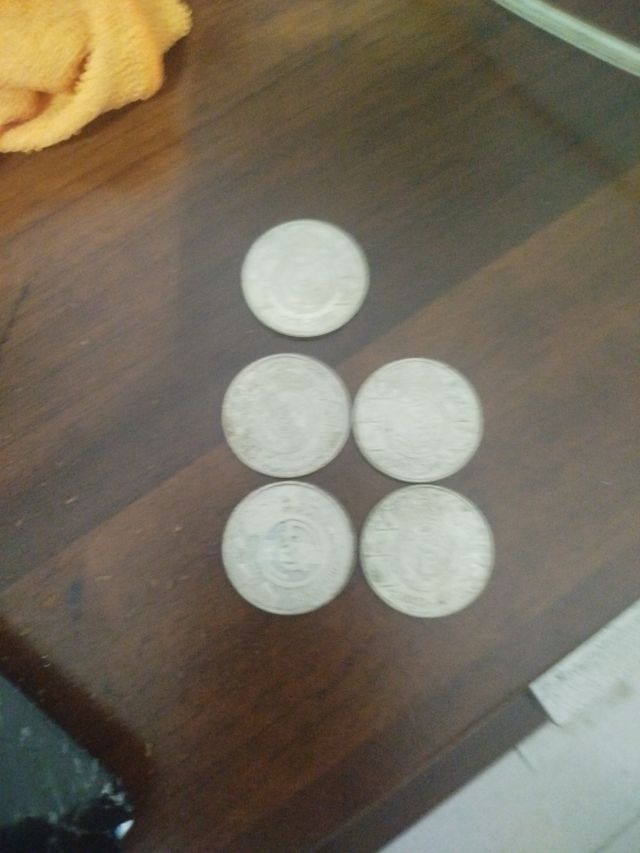 5 Monedas de real Madrid