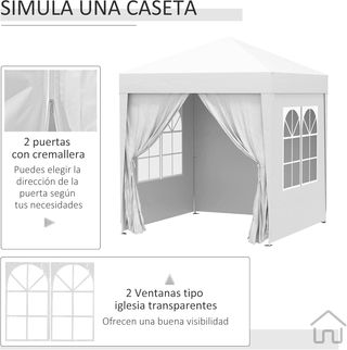 Gazebo Plegable 2x2m - Cenador
