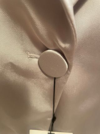 Chaleco Zara gris perla - L